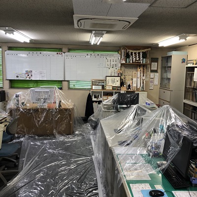 エアコン周辺の養⽣・試運転